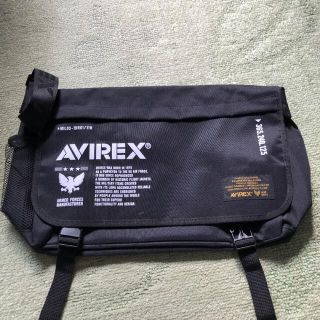 アヴィレックス(AVIREX)の【新品・未使用】avirex ショルダーバッグ ブラック アビレックス(ショルダーバッグ)