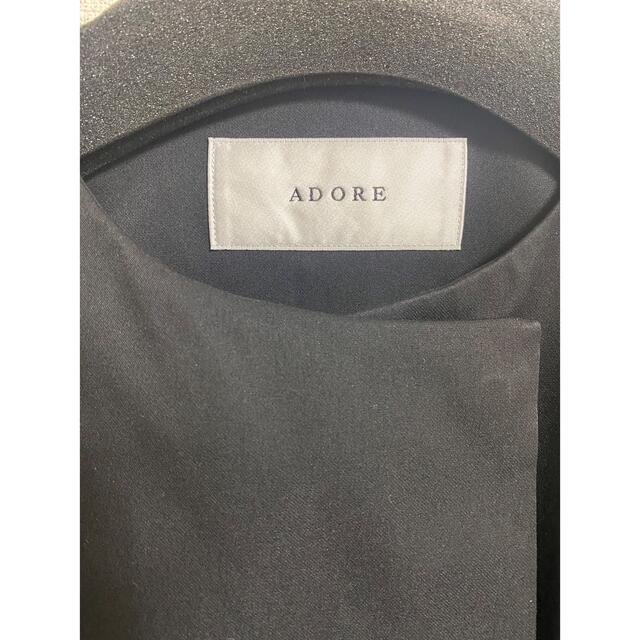 ADORE(アドーア)のADORE 人気ノーカラーコート レディースのジャケット/アウター(スプリングコート)の商品写真