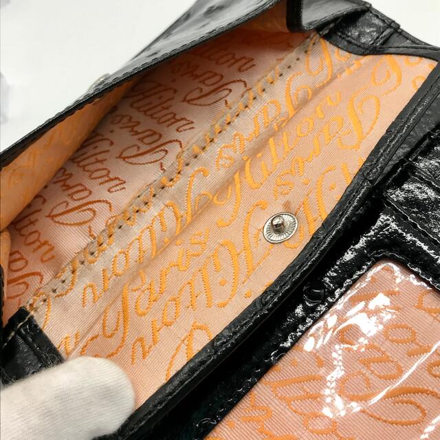 Paris Hilton(パリスヒルトン)のパリス・ヒルトン ホワイトx ブラック ストライプ 三つ折り財布 レディースのファッション小物(財布)の商品写真
