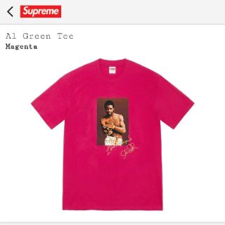 シュプリーム(Supreme)のSupreme Al Green Tee "Magenta"(Tシャツ/カットソー(半袖/袖なし))