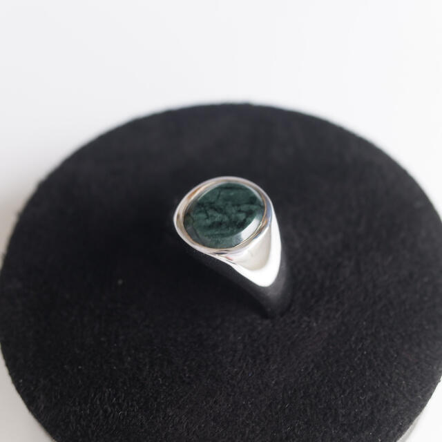 Maison Martin Margiela(マルタンマルジェラ)のtom wood lizzie green marble リング メンズのアクセサリー(リング(指輪))の商品写真