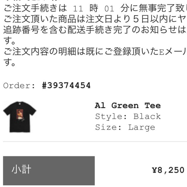 supreme AL Green Tee Lサイズ 1