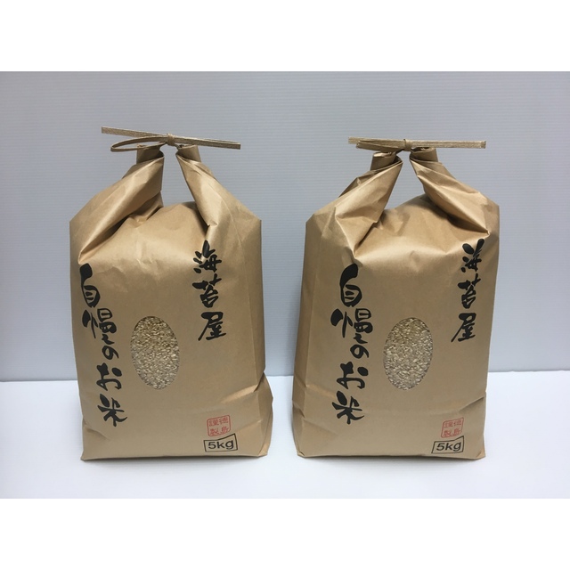 徳島県産-　asuka様専用　無農薬コシヒカリ玄米20kg(5kg×4)令和4年