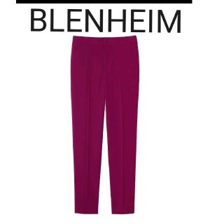 エムプルミエ(M-premier)のBLENHEIM　ブレイヘイム★ストレッチテーパードパンツ　トリアセ　S(クロップドパンツ)