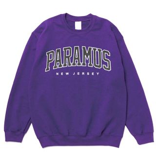 男女兼用PARAMUS パラムス　スゥエット　パラマス　トレーナー（パープル）(スウェット)