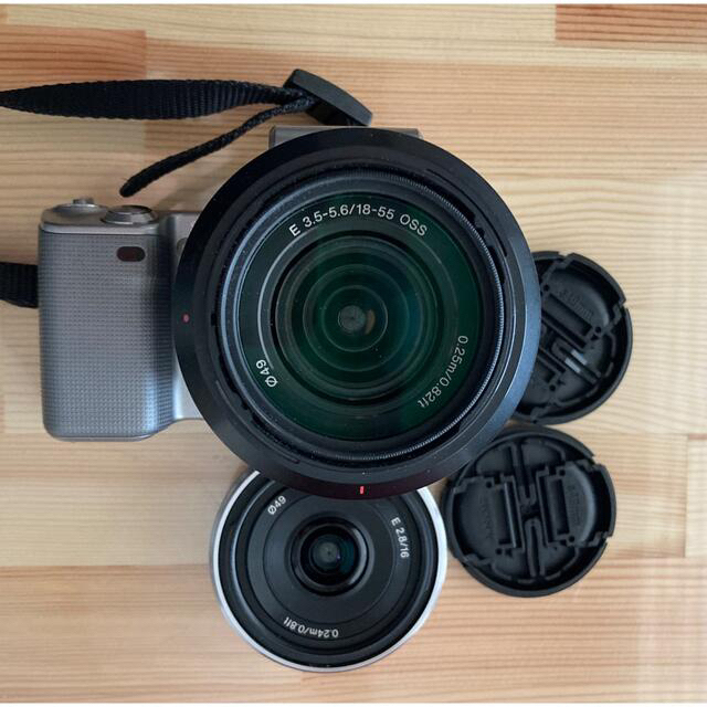 SONY nex-5　ミラーレスデジタル一眼レフカメラ　ズームレンズ