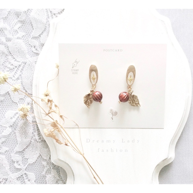 知恵の実［earring］ ハンドメイドのアクセサリー(ピアス)の商品写真