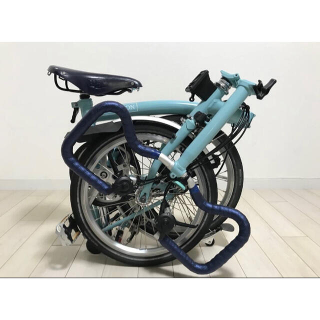 【引取可】BROMPTON PM6L ターキッシュグリーン 2016年 カスタム自転車