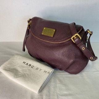 マークバイマークジェイコブス(MARC BY MARC JACOBS)の美品 MARC by MARC JACOBS レザーショルダーバッグ フラップ式(ショルダーバッグ)