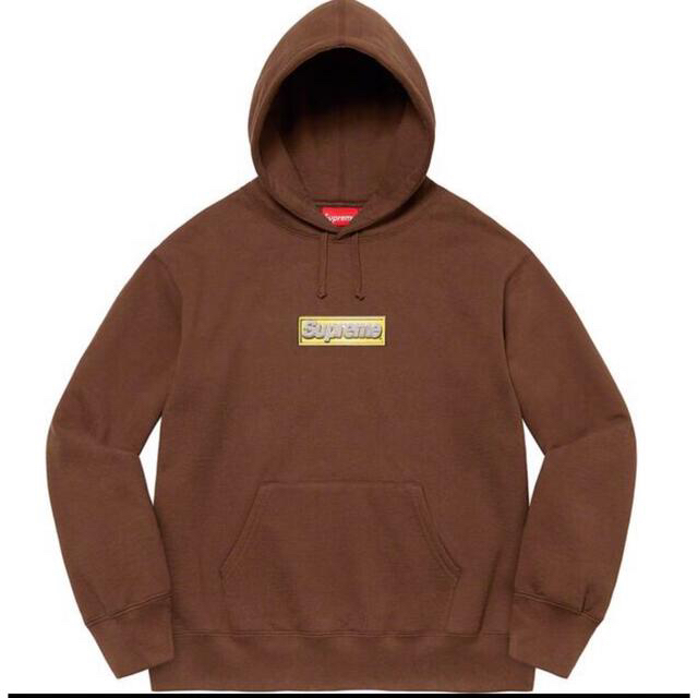 supreme Bling Box Logo Hooded XLサイズ