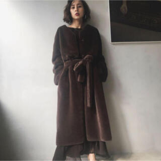 アメリヴィンテージ(Ameri VINTAGE)のAmeri VINTAGE 2WAY SOFT BOA LONG COAT(ロングコート)