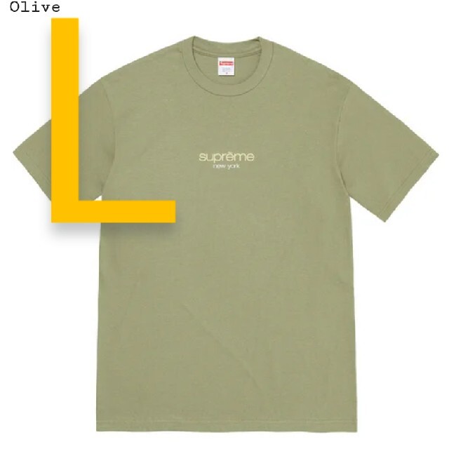 Supreme Classic Logo Tee L Oliveのサムネイル