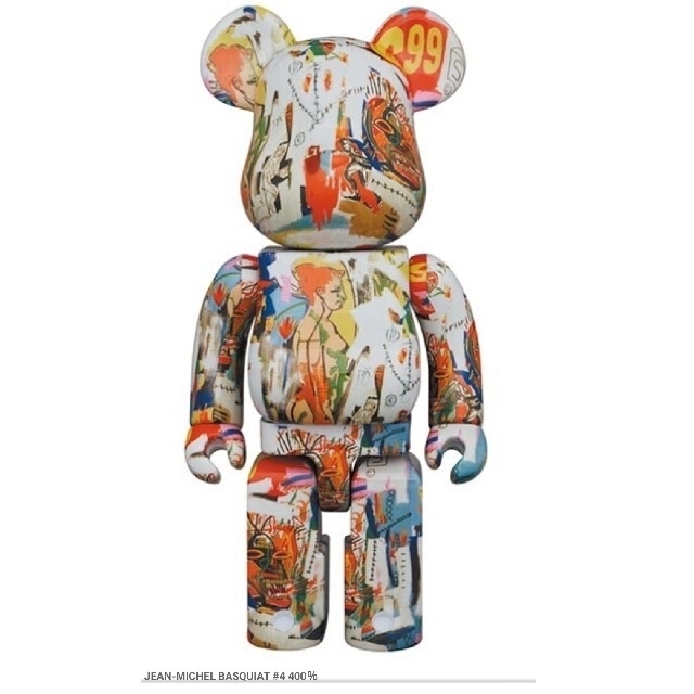 MEDICOM TOY(メディコムトイ)のAndy Warhol ×JEAN-MICHEL BASQUIAT 400% ハンドメイドのおもちゃ(フィギュア)の商品写真