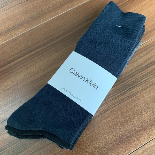 Calvin Klein(カルバンクライン)の【新品】カルバンクライン Calvin Klein ビジネスソックス 5足セット メンズのレッグウェア(ソックス)の商品写真