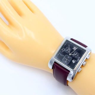celine - 希少【電池新品】CELINE カレ クロノグラフ メンズ 腕時計