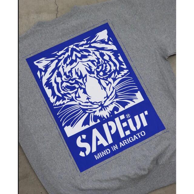 sapeur UofS TIGER SWEAT グレー XL - スウェット