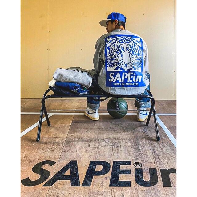 SAPEur サプール UofS TIGER SWEAT グレー XXL