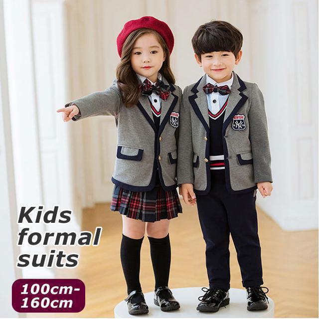 DOWBL(ダブル)の【並行輸入】 wkx839 キッズ フォーマル スーツ キッズ/ベビー/マタニティのキッズ服男の子用(90cm~)(ドレス/フォーマル)の商品写真