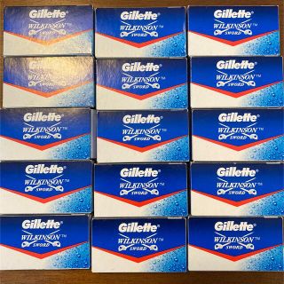 ピーアンドジー(P&G)のGillette 両刃替刃 80枚入り（5枚入り16個セット）(カミソリ)