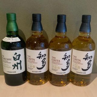 サントリー(サントリー)の白州700ml×1 知多700ml×3(ウイスキー)