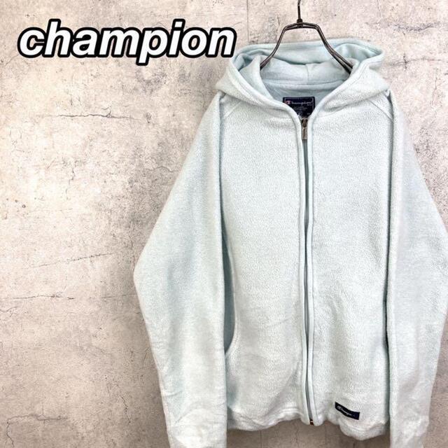 Champion(チャンピオン)の希少 90s チャンピオン フルジップパーカー フリース メンズのジャケット/アウター(ブルゾン)の商品写真