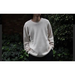 コモリ(COMOLI)の（hama様専用）COMOLI コモリC/W ワッフル長袖クルー　2(ニット/セーター)