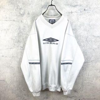 umbro 90s スウェット 刺繍ロゴ アースカラー