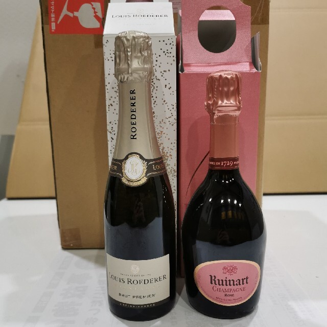 Ruinart（ルイナール）ロゼ と LOUIS ROEDERER 2本セット