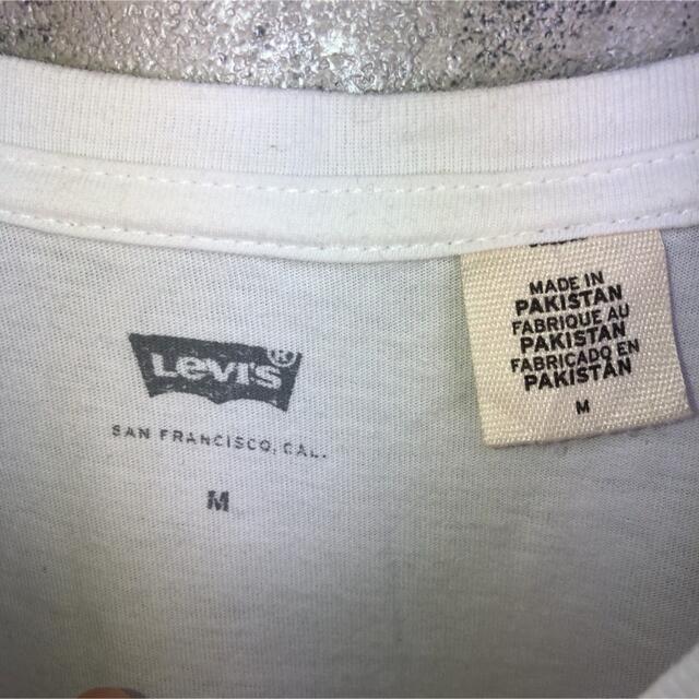 Levi's(リーバイス)の希少 90s リーバイス Tシャツ タグロゴ 白色 無地 Mサイズ 美品 メンズのトップス(Tシャツ/カットソー(半袖/袖なし))の商品写真