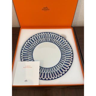 エルメス(Hermes)の【期間限定値下げ】エルメス　ブルーダイユール　デザートプレート2枚セット(食器)