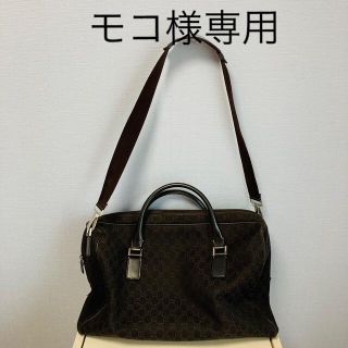 Gucci - [保存袋付き]Gucci GG柄キャンバスブラウンショルダービッグ