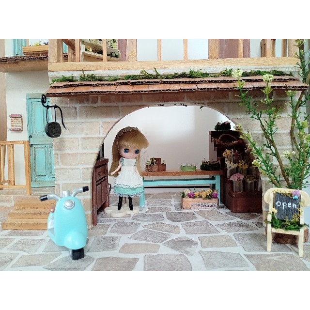 ✼GARDEN HOUSE〜お花屋さんドールハウス 本物の -日本