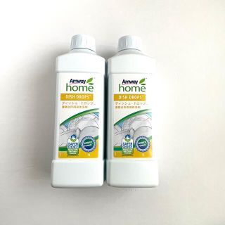 アムウェイ(Amway)の(新品未開封)ディッシュ・ドロップ 濃縮台所用液体洗剤 1l×2本(洗剤/柔軟剤)