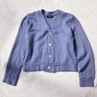 コムデギャルソン(COMME des GARCONS)のトリコ コム デ ギャルソン ショート カーディガン ラベンダー(カーディガン)