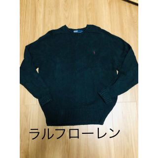 ポロラルフローレン(POLO RALPH LAUREN)のほし様専用90s 古着 ラルフローレン コットンニット 刺繍ロゴ S(ニット/セーター)