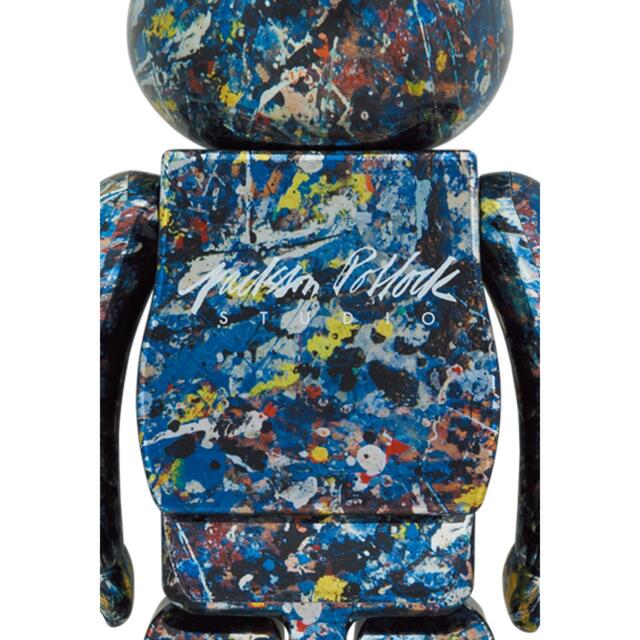 MEDICOM TOY(メディコムトイ)のBE@RBRICK Jackson Pollock Studio CHROME エンタメ/ホビーのフィギュア(その他)の商品写真