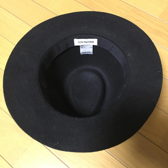 WEGO(ウィゴー)のwego シンプル黒ハット レディースの帽子(ハット)の商品写真