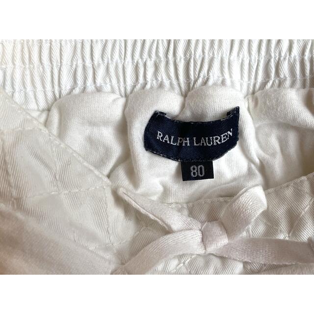 POLO RALPH LAUREN(ポロラルフローレン)のラルフローレン　ポロシャツ　スカート　セット　80サイズ キッズ/ベビー/マタニティのベビー服(~85cm)(シャツ/カットソー)の商品写真