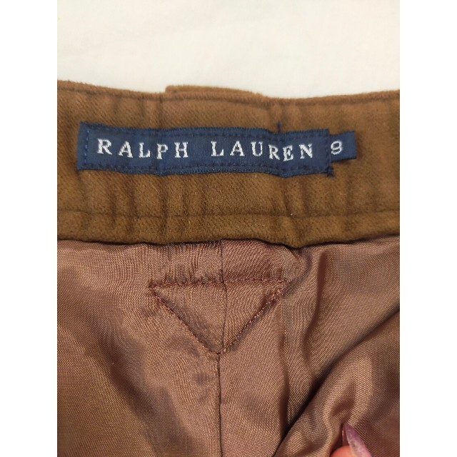 Ralph Lauren(ラルフローレン)のラルフローレン タイトスカート 9 レーベル レザー 膝丈 秋冬 レディースのスカート(ひざ丈スカート)の商品写真