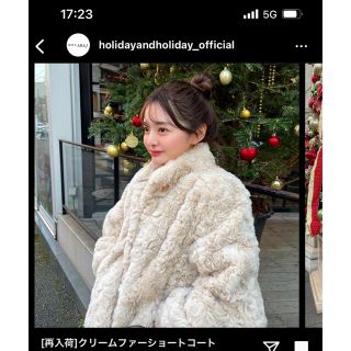 holidayのファーコート