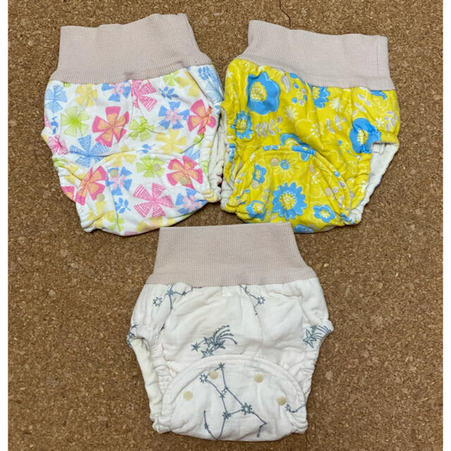 Nishiki Baby(ニシキベビー)のkucca 布おむつカバー パンツタイプ M 3枚 キッズ/ベビー/マタニティのおむつ/トイレ用品(ベビーおむつカバー)の商品写真