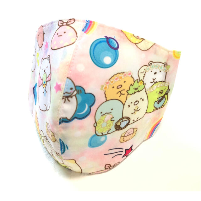 子供用インナーマスク☆すみっこ2点セット ハンドメイドのキッズ/ベビー(外出用品)の商品写真
