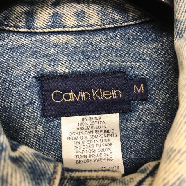 Calvin Klein(カルバンクライン)のけーちんさん専用Calvin Klein ジージャン デニム size M  メンズのジャケット/アウター(Gジャン/デニムジャケット)の商品写真