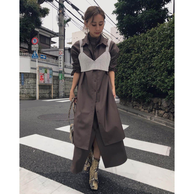 Ameri VINTAGE - AMERI レイヤードシャツワンピースの通販 by ai Ameri VINTAGE - AMERI レイヤードシャツワンピースの通販 by ai
