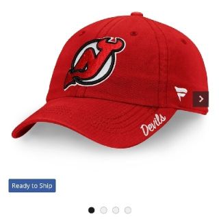 ファナティック(fanatic)の期間限定/未開封品 NHL Newjersey Devils cap デビルス(ウインタースポーツ)