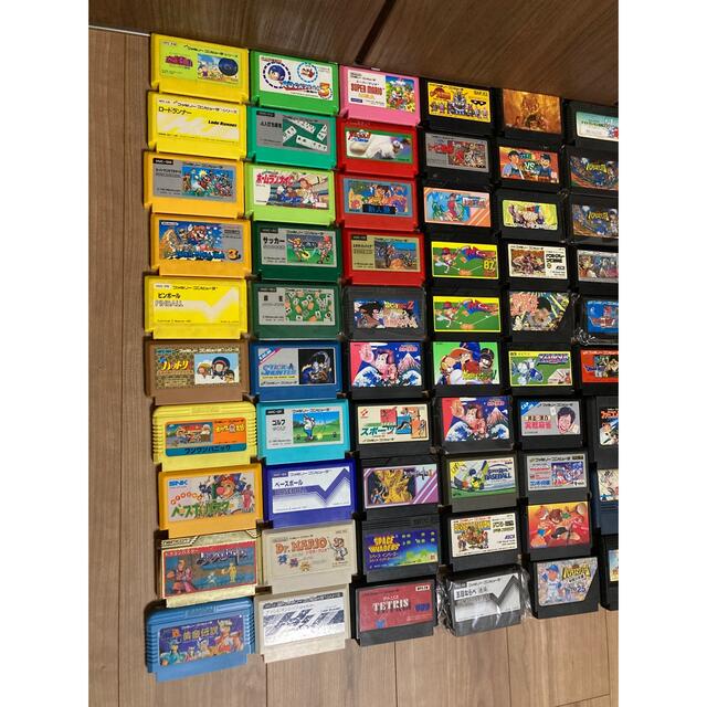 ファミリーコンピュータ - ファミコン ソフト 61本 まとめ売り 本体の