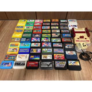 ファミリーコンピュータ - ファミコン ソフト 61本 まとめ売り 本体 ...