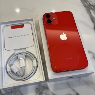 アイフォーン(iPhone)のiPhone 12 mini レッド 64 GB (スマートフォン本体)