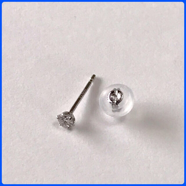 【専用】 ダイヤモンドピアス pt900 片耳  プラチナピアス 0.07ct メンズのアクセサリー(ピアス(片耳用))の商品写真