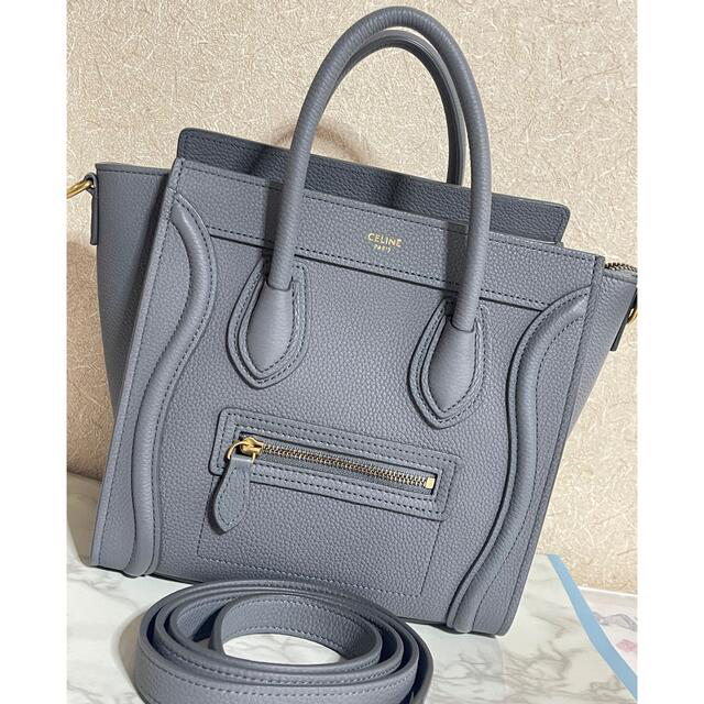 celine(セリーヌ)の正規品ナノラゲージバッグ ベビードラムドカーフスキン コール レディースのバッグ(ハンドバッグ)の商品写真